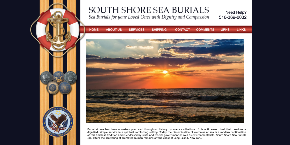 South Shore Sea Burials